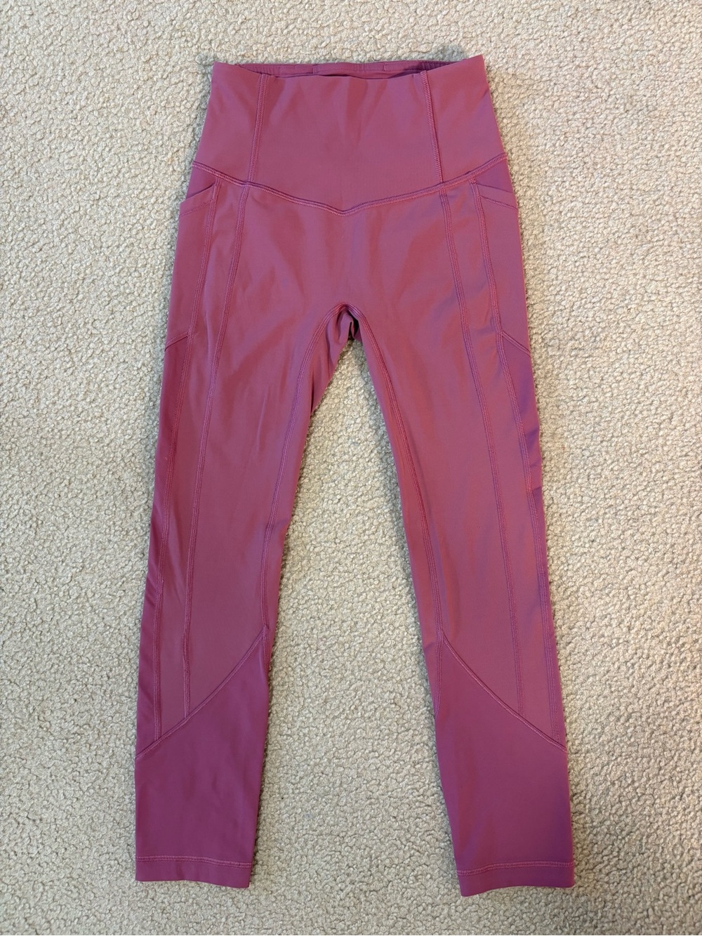 Lululemon Athletic Leggings Mauve Pink - Great Condition